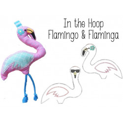 ITH - Ingo Flamingo & Inga Flaminga zum Füllen